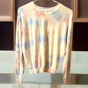Spiritual Gangster Womens Tie Dye Crewneck Pullover Sweater Super Soft